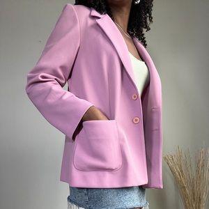 Vintage Pink Blazer - With Sleeves and Pockets